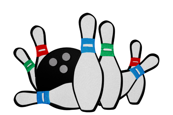 Bowling: A Fun and Versatile Embroidery Design