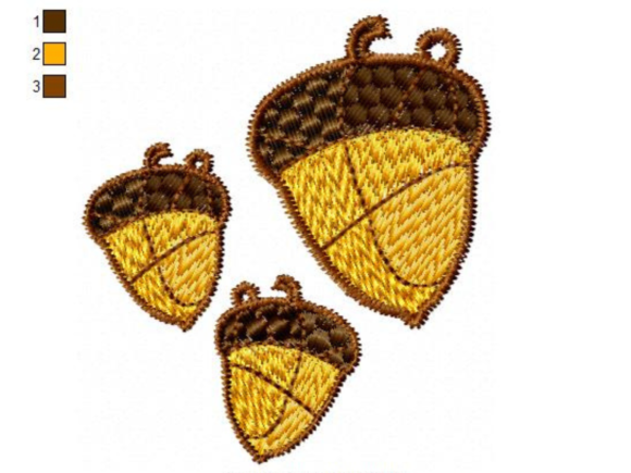 Charming Acorn Earrings and Pendant