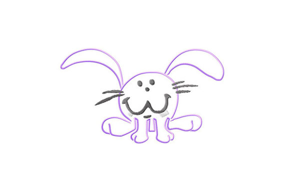 Charming Smiling Bunny Contour for Gifts