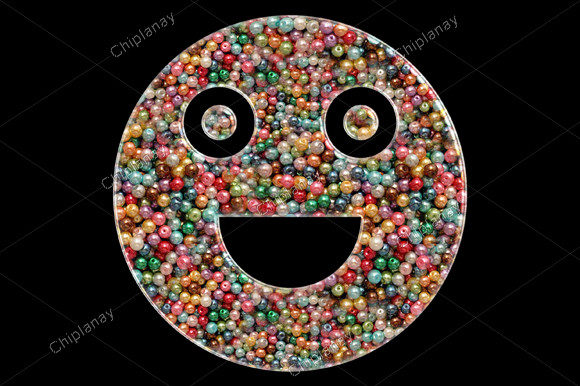 Emoji Smilie Beads: A Colorful Embroidery Delight