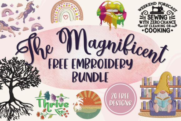 Explore The Magnificent Free Embroidery Bundle