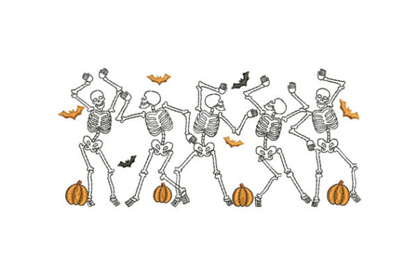 Halloween Skeleton Dancing: A Spooky Delight