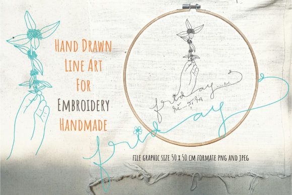 Happy Friday Embroidery Line Art Review