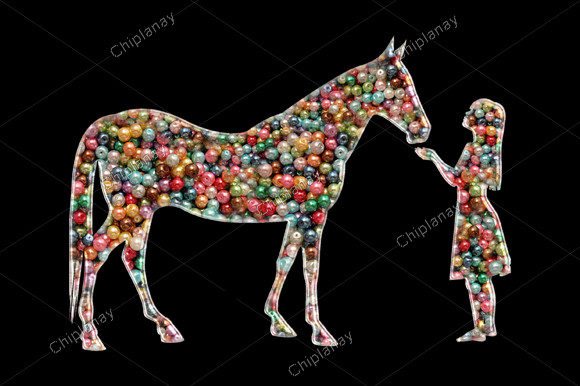Horse Girl Beads Colorful Embroidery Review