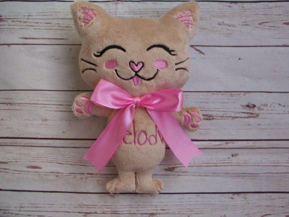 Kitty Stuffie ITH - Adorable Cat Softie