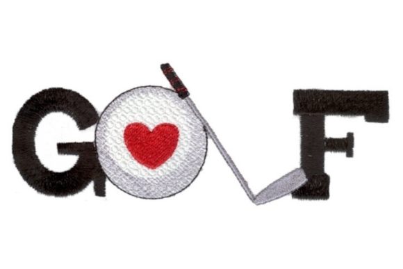 Love Golf: A Charming Design for Golf Enthusiasts
