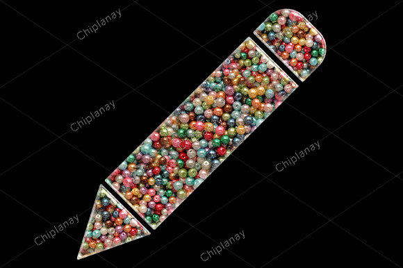Pen Pencil Beads: A Vibrant Embroidery Choice