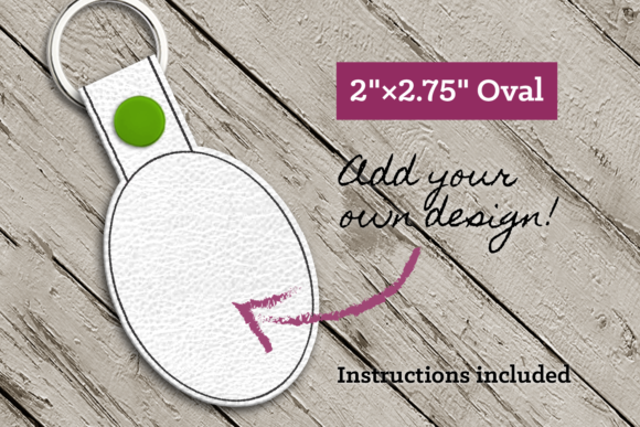Review: Blank Oval ITH Key Fob for Holiday Projects