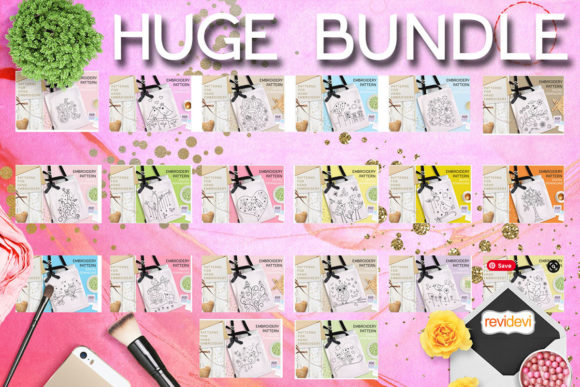 Review: DIY Hand Embroidery Patterns Bundle