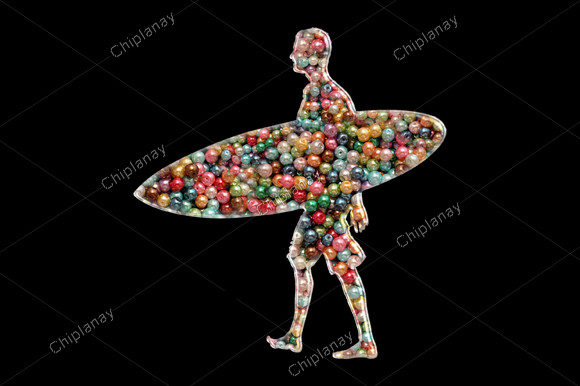 Review: Surfing Sports Beads Colorful Embroidery