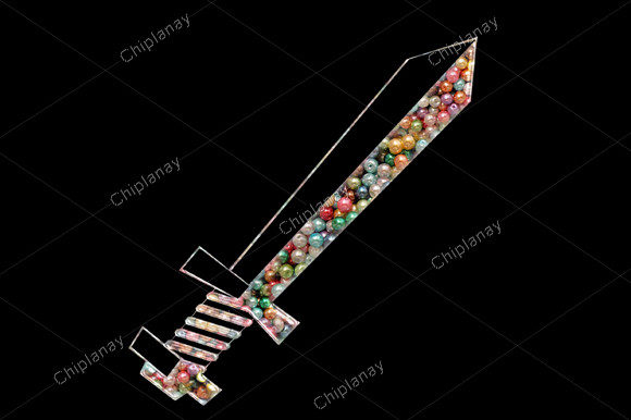 Sword Knife Beads Colorful Embroidery Review