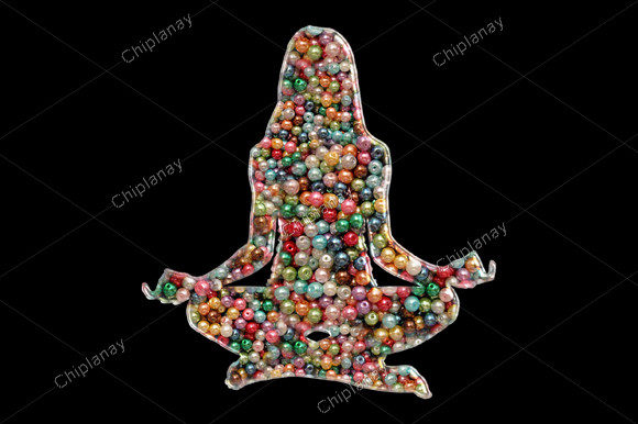 Yoga Meditation Zen Beads Embroidery